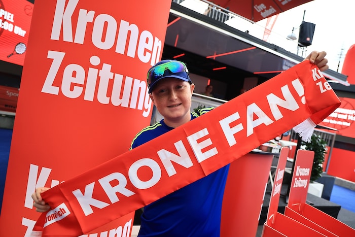 Tobias (12) reiste samt Familie eigens aus Niederösterreich an.