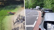 Wer Abkühlung im Höllental sucht, muss früh kommen, denn an heißen Wochenenden sind die wenigen ...