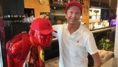 Das Ferrari-Kapperl von Heribert Kaspar ist jetzt wieder an seinem Platz. 