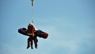 Der Mahdlgupf-Klettersteig beschäftigt immer wieder die Bergretter und den Polizeihubschrauber ...