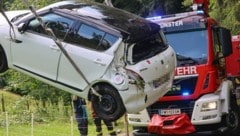 Drei Feuerwehren waren mit der Bergung beschäftigt