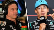 Mercedes-Boss Toto Wolff und George Russell