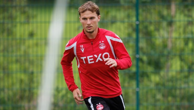 Alexander Briedl fühlt sich sehr wohl bei Aberdeen.