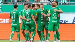 Rapid bejubelt eine gelungene Europacup-Quali-Generalprobe.