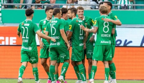 Rapid bejubelt eine gelungene Europacup-Quali-Generalprobe.