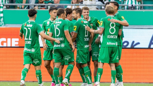 Rapid bejubelt eine gelungene Europacup-Quali-Generalprobe.