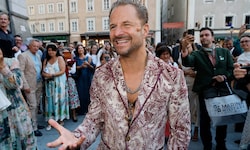 Gut gelaunt kurz vor der Premiere: Philipp Hochmair ist bei seinem dritten „Jedermann“-Jahr ...
