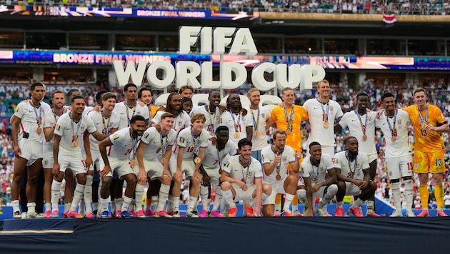 England finishes third in the World Cup!