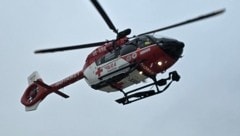Der Notarzthubschrauber „RK 2“ rückte aus. 