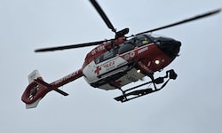 Der Notarzthubschrauber „RK 2“ rückte aus. 