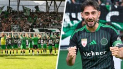 Ein spätes Tor sorgte für Jubel am Tivoli. Goldtorschütze Rami Tekir jubelte erstmals im neuen ...