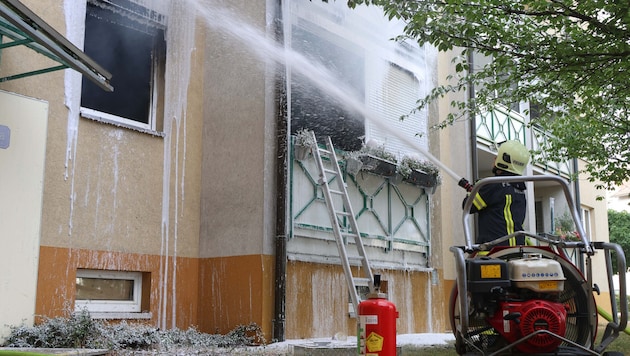 The apartment in Wels is no longer habitable