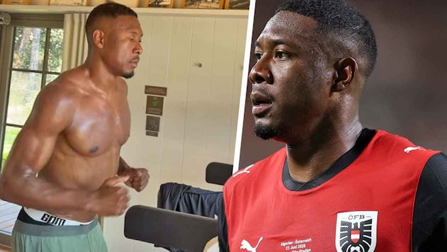 David Alaba zeigt sich bestens austrainiert – also eigentlich bereit für einen neuen Klub.
