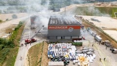 Der Großbrand bei der Firma Waizinger in Steyr