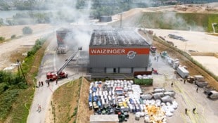 Der Großbrand bei der Firma Waizinger in Steyr