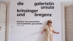 Die Galeristin Ursula Krinzinger. 