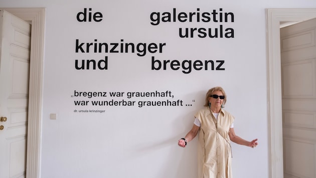 Die Galeristin Ursula Krinzinger.