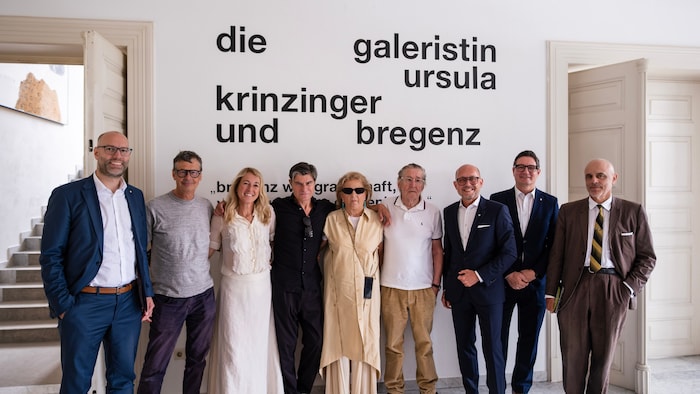 Pressekonferenz mit der Protagonistin.