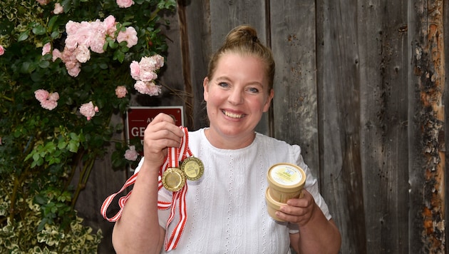 Stefanie Jaut räumte mit dem Eis auch schon Preise ab.