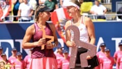 Sinja Kraus (rechts) setzte sich in Kitzbühel klar gegen Julia Grabher durch. 