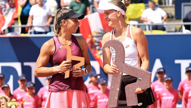 Sinja Kraus (rechts) setzte sich in Kitzbühel klar gegen Julia Grabher durch.
