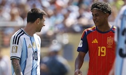 Lionel Messi und Lamine Yamal