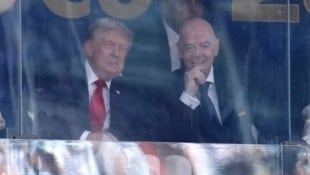 US-Präsident Donald Trump (links) und FIFA-Boss Gianni Infantino beim WM-Finale. 