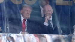 US-Präsident Donald Trump (links) und FIFA-Boss Gianni Infantino beim WM-Finale.