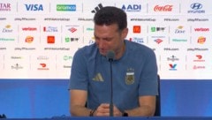 Lionel Scaloni brach nach der Finalniederlage in Tränen aus.