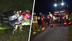 Neben Rettung und Notarzt standen auch Feuerwehr und Bergrettung im Einsatz.
