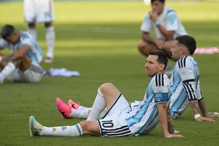 Lionel Messi nach dem verlorenen WM-Finale gegen Spanien am 19. Juli 2026