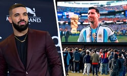 Die Niederlage von Lionel Messi und Co. kostete Rapper Drake (li.) über eine Million Euro. 