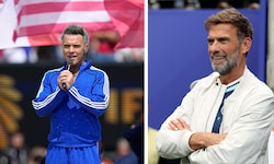 Robbie Williams stellte Jürgen Klopp im Live-TV eine gemeine Frage.