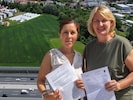 Narbesgruber und Krismer kämpfen weiter, damit nicht noch mehr Grünflächen in Leobersdorf dem ...
