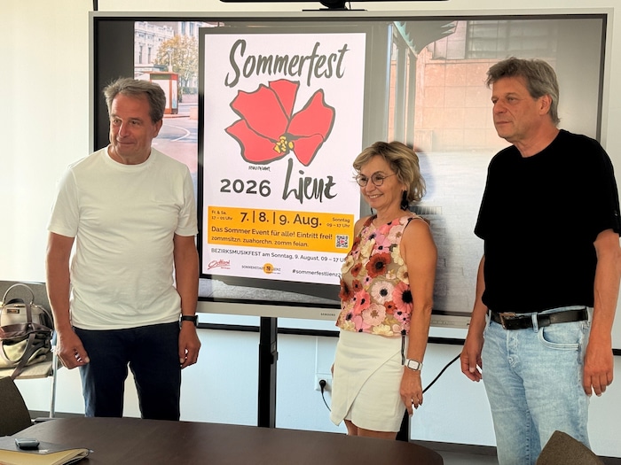 Stellten das ausführliche Programm für das diesjährige Lienzer Sommerfest im August vor: ...