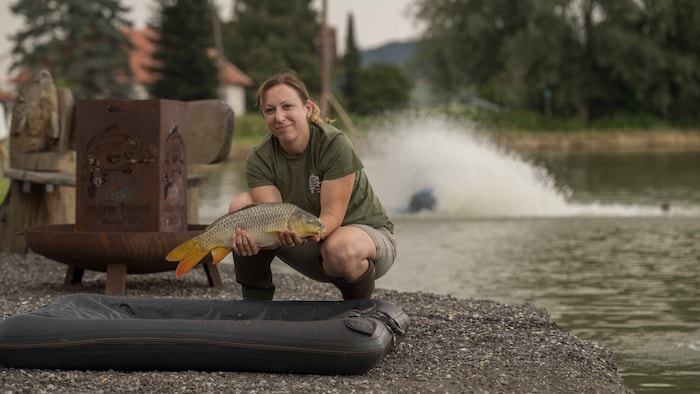 Marlies Haas, Geschäftsführerin des Teichwirteverbandes, weiß, welche herben Verluste ...