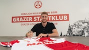 Liam Hermesh unterschrieb beim GAK bis 2029.