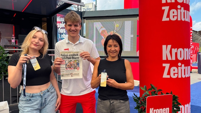 Emilia Luna Naumann und Manuela Falland-Naumann (re.) aus Kitzbühel freuten sich über ...