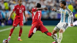 In diesem Fall war Argentiniens Leandro Paredes (rechts) nicht der Übeltäter. 