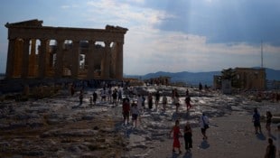 Bei der Akropolis in Athen kam es zu dem Messerangriff.