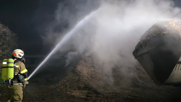 Die Feuerwehr konnte den Brand rasch löschen.