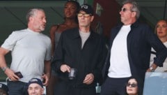 Zinedine Zidane (Mitte) ließ sich das WM-Finale am Sonntag nicht entgehen.