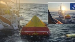 Nahe Unije geriet südlich von Kap Kamenjak eine Segeljacht mit österreichischer Besatzung in ...