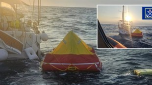 Nahe Unije geriet südlich von Kap Kamenjak eine Segeljacht mit österreichischer Besatzung in ...
