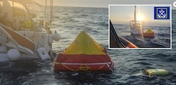 Nahe Unije geriet südlich von Kap Kamenjak eine Segeljacht mit österreichischer Besatzung in ...