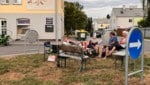 Die Biker verbringen ihre Freizeit nun mitten am Cizekplatz in Wien-Donaustadt.