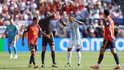 Enzo Fernandez sah im WM-Finale die Rote Karte.