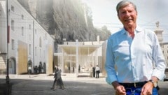 Festspiel-Mäzen und Multimilliardär Hans-Peter Wild muss mit optischen Abstrichen an dem Bauwerk ...