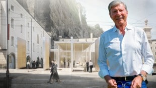 Festspiel-Mäzen und Multimilliardär Hans-Peter Wild muss mit optischen Abstrichen an dem Bauwerk ...