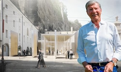 Festspiel-Mäzen und Multimilliardär Hans-Peter Wild muss mit optischen Abstrichen an dem Bauwerk ...